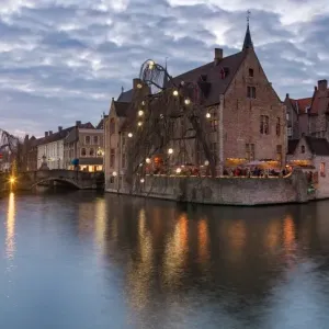 Bruges Historic Quarter Tower Frame Panoramic Print Bruges Historic Quarter Tower Frame Panoramic Print
