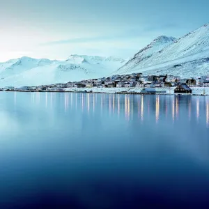 Town of Siglufjordur, Iceland