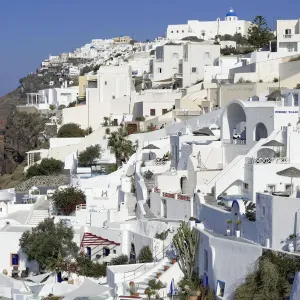 Townscape, Imerovigli, Santorini, Cyclades, Greece Townscape, Imerovigli, Santorini, Cyclades, Greece