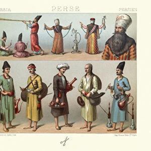 Traditional costumes of Persia, Servants of the Shah