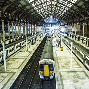 Trains at Liverpool Street Station, London