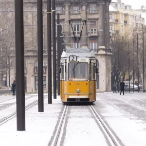 Budapest Old Tram Print