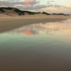 Tranquil and Beautiful Ocean Landscape on the beach of Kenton-On-Sea, Eastern Cape Province, South Africa