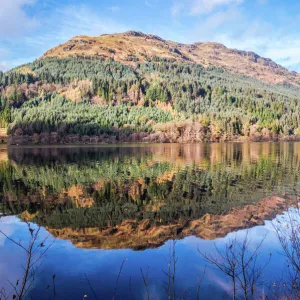 Tranquil Loch Eck in sunshine, Benmore, Cowal