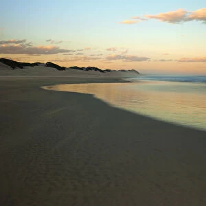 Tranquil Seascape Landscape at Kenton-On-Sea, Eastern Cape Province, South Africa