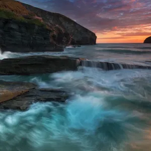 Trebarwith sunset Trebarwith sunset