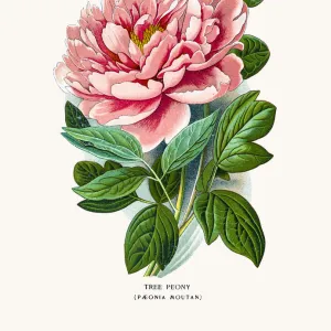 Botanical Illustrations Collection: Flowers of Garden & Greenhouse