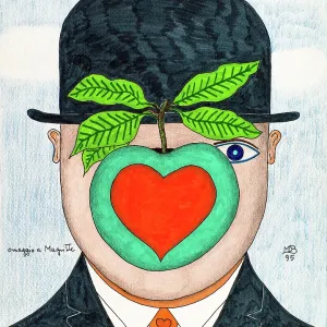 "Tribute to Magritte (Omaggio a Magritte) "Tribute to Magritte (Omaggio a Magritte)