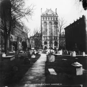Trinity Church, Lower Manhattan, circa 1905 Trinity Church, Lower Manhattan, circa 1905