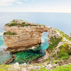 Tripitos Arch on Paxos island, Ionian Islands, Greek Islands, Greece, Europe Tripitos Arch on Paxos island, Ionian Islands, Greek Islands, Greece, Europe