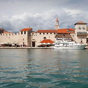 Trogir, Croatia. Historic center of old town, waterfront view