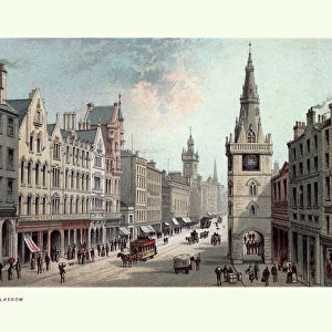Trongate, Glasgow, Scotland, 19th Century