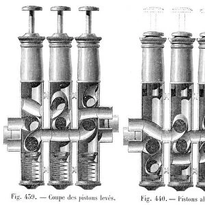 Trumpet pistons engraving 1881