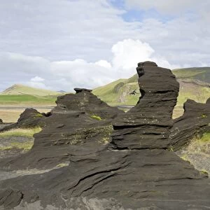 Tuff rock, Dyrholaey, Vik i Myrdal, Southern Region, Iceland