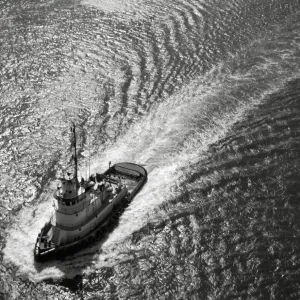 Tugboat in water Tugboat in water