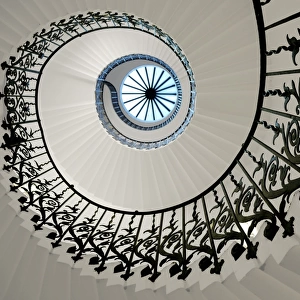 Artistic and Creative Abstract Architecture Art Collection: Spiral Stair Abstracts