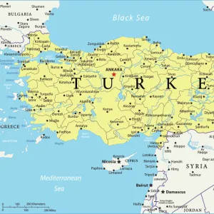 Turkey Reference Map