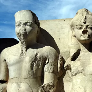 Tutenkamun and wife, Luxor temple, Egypt