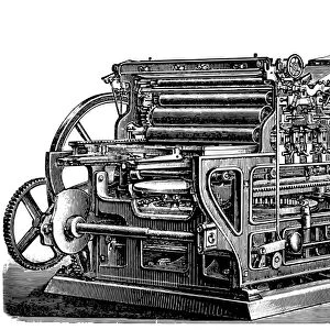 two-color printing press
