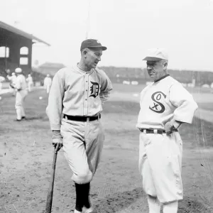 Ty Cobb And Kid Gleason