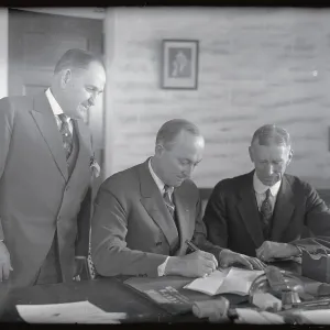 Ty Cobb Signing Contract