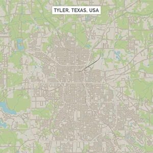 Tyler Texas US City Street Map