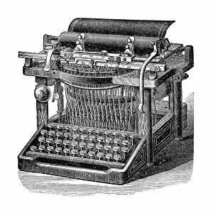 Typewriter Remington Model 7 from 1898