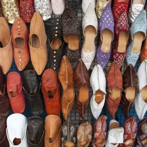 Typical Tunisian Shoes Print Typical Tunisian Shoes Print