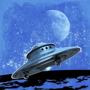 UFO, conceptual artwork