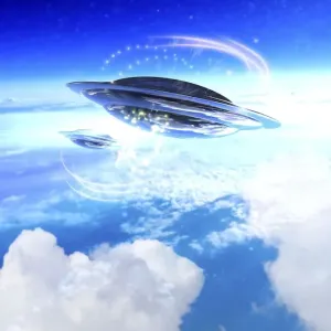 UFOs, illustration UFOs, illustration