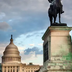 Ulysses Grant Equestrian Statue Print Ulysses Grant Equestrian Statue Print