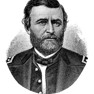 Ulysses S. Grant 1894 Engraving Print Ulysses S. Grant 1894 Engraving Print