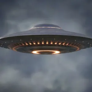 Unidentified flying object, composite image Unidentified flying object, composite image