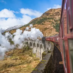 Glenfinnan Viaduct Steam Train Print Glenfinnan Viaduct Steam Train Print