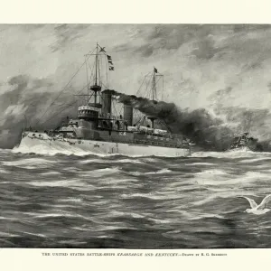 United States Navy battleships, USS Kearsarge, USS Kentucky, 19th Century American warships United States Navy battleships, USS Kearsarge, USS Kentucky, 19th Century American warships