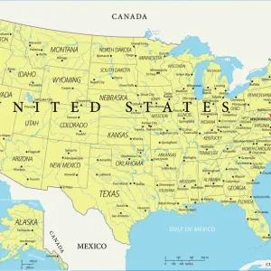United States Reference Map United States Reference Map