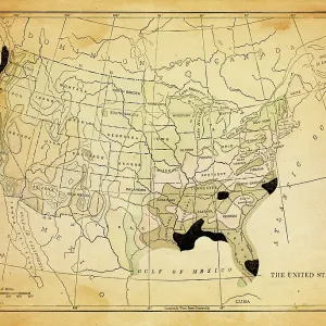 USA map 1898 USA map 1898