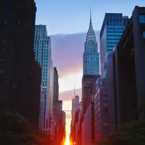 Chrysler Building Manhattan Henge Print Chrysler Building Manhattan Henge Print
