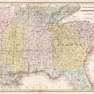 USA Southern States 1867