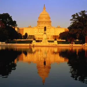 USA, Washington DC, Capitol Building, evening USA, Washington DC, Capitol Building, evening