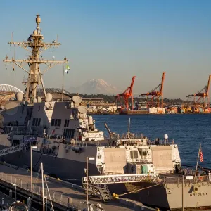 USS Gridley moored in Seattle USS Gridley moored in Seattle
