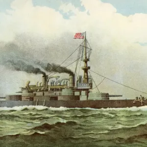 USS Oregon Going To Cuba From 1899 USS Oregon Going To Cuba From 1899