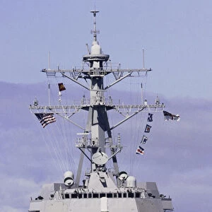 USS Winston S. Churchill in English Channel
