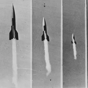 V-2 Bomb In Flight