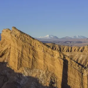 Valle de la Luna or Valley of the Moon in the evening light, San Pedro de Atacama, Antofagasta Region, Chile Valle de la Luna or Valley of the Moon in the evening light, San Pedro de Atacama, Antofagasta Region, Chile