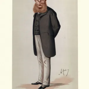 Vanity fair caricature of Richard Assheton Cross, 1st Viscount Cross