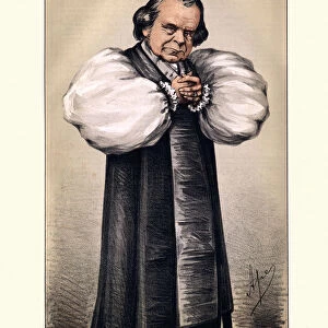 Vanity fair caricature of Samuel Wilberforce, Bishop of Oxford
