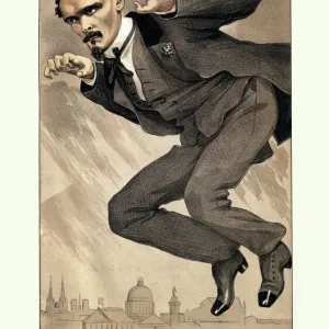 Victor Henri Rochefort Print, 1869 Vanity Fair Caricature. Art