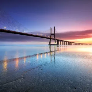 Vasco da Gama bridge in Lisbon Vasco da Gama bridge in Lisbon