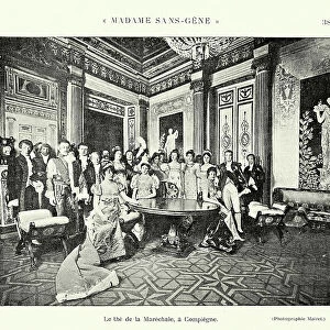 Vaudeville actors in a scene for he play Madame Sans-Gene is a historical comedy-drama by Victorien Sardou and Emile Moreau 19th Century History
